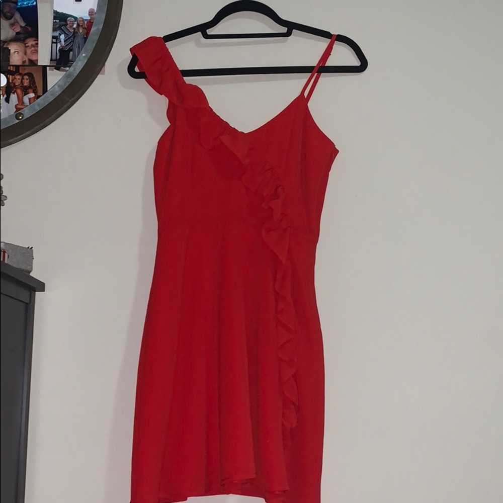 Red dress